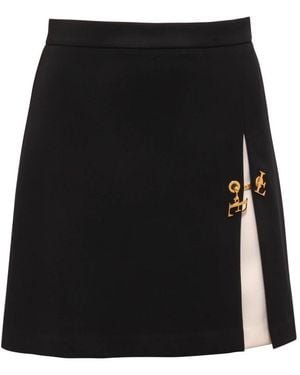 Elisabetta Franchi Short Skirts - Black