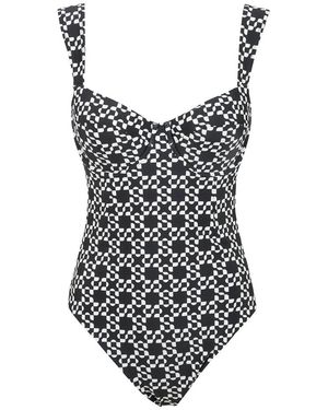 Jonathan Simkhai Lexi Bustier One-Piece - Schwarz