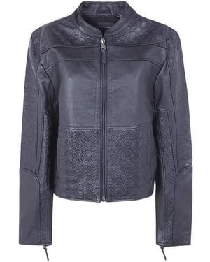 Daily Paper Leather Jackets - Blue