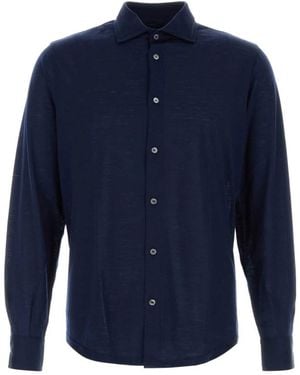 Fedeli Casual Shirts - Blue