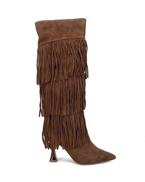 Alma En Pena. Heeled Boots - Brown