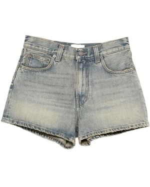 Haikure Denim Shorts - Grey