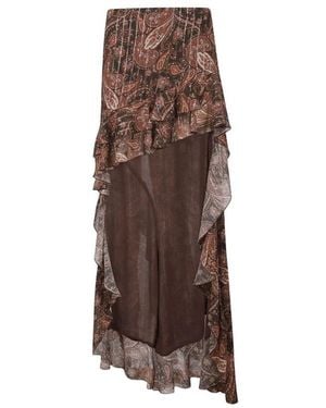 ANDAMANE Maxi Skirts - Brown