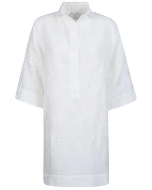 Eleventy Shirt Dresses - White