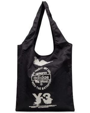 Y-3 Shopper Met Logoprint - Zwart