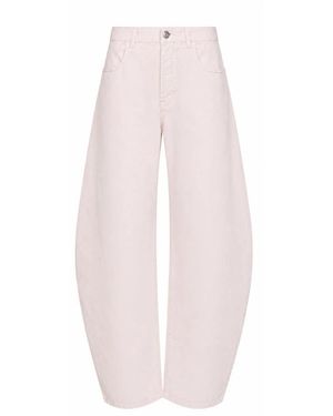 Alaïa Loose Fit Jeans - Pink