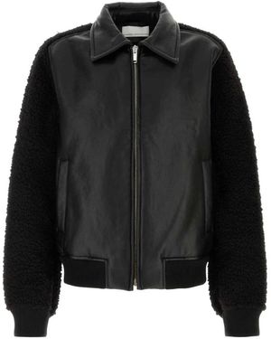 Random Identities Faux Fur & Shearling Jackets - Nero