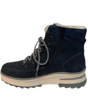 Remonte D2B74 Schnürstiefel - Blau