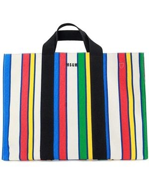 MSGM Tote Bags - Blue