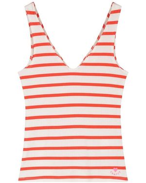 FABIENNE CHAPOT Sleeveless Tops - Rojo