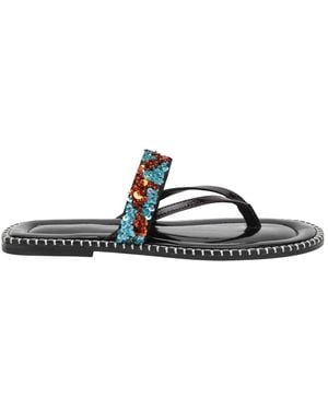 Dries Van Noten Flip Flops - Blue