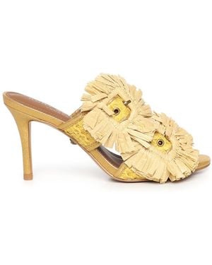 Kurt Geiger Heeled Mules - Metallic