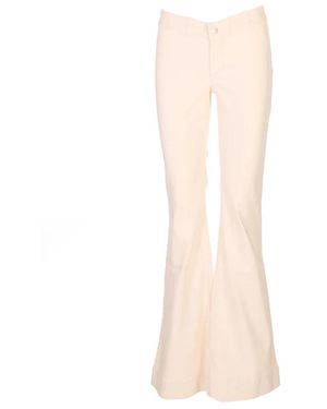 Alice + Olivia Flared Jeans - Blanco