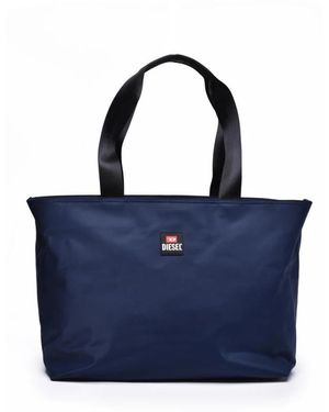 DIESEL Borsone Aus Nylon - Blau