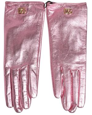Dolce & Gabbana Gloves - Pink