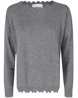Kujten Round-Neck Knitwear - Gris