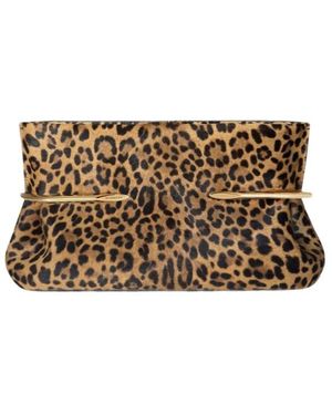 Givenchy Pinch Soft Clutch - Mettallic