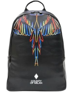 Marcelo Burlon Backpacks - Black