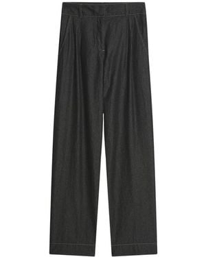 Cinque Straight Trousers - Gris