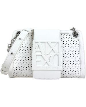 ARMANI EXCHANGE Shoulder Bags - White