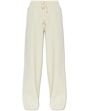 Moncler Wide Trousers - Neutro