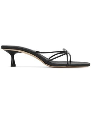 STUDIO AMELIA Heeled Mules - Black