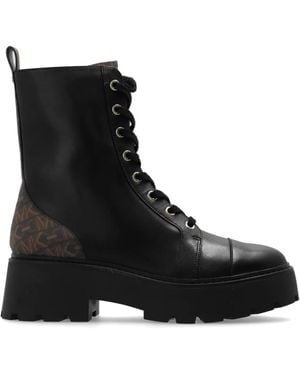 Michael Kors Lace-Up Boots - Black