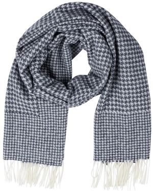 Windsor. Warme gestrickter schal für den winter - Blau