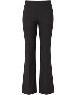 Liviana Conti Cropped Trousers - Black