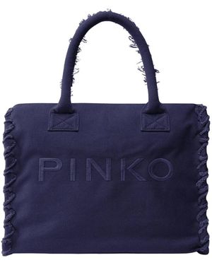 Pinko Tote Bags - Blue