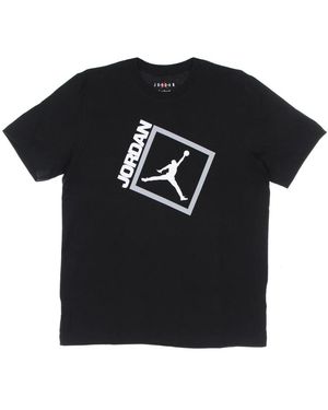 Nike Jumpman Box Kurzarm-T-Shirt - Schwarz