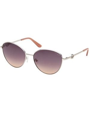 Guess Zonnebril Met Ronde Glazen - Paars