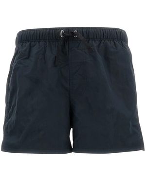Givenchy Badeshorts Mit Paris-Stickerei - Blau