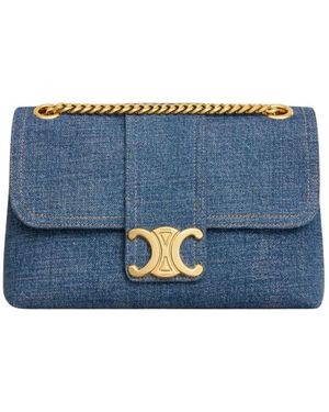 Celine Cross Body Bags - Blue