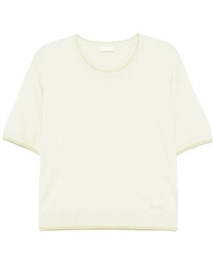 Liu Jo Round-Neck Knitwear - Neutro