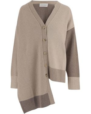 Niccolò Pasqualetti Color-Block Wol En Kasjmier Vest - Bruin