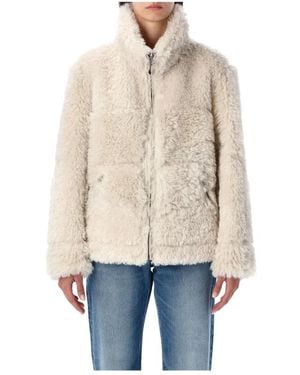 Urbancode Faux Fur & Shearling Jackets - Natural