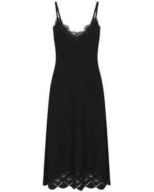 Ermanno Scervino Midikleid - Schwarz