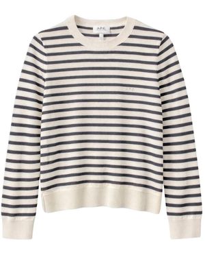 A.P.C. Pull Col Rond - Meerkleurig