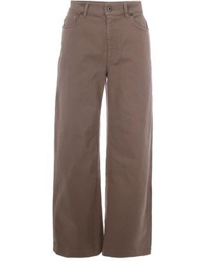P.A.R.O.S.H. Wide Trousers - Marrón