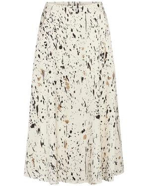 Bruuns Bazaar Midi Skirts - Natural