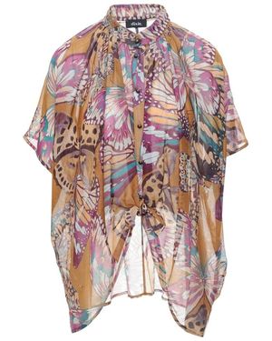 Dixie Mouwloze Tuniek Blouse - Roze