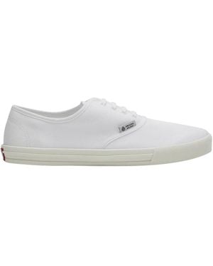 Prada Allacciate Leren Vetersneakers - Wit