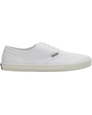 Prada Canvas Drill Trainers - White
