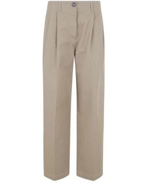 TOTEME Wide Trousers - Gris