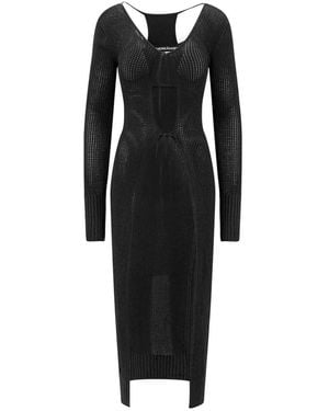 ANDREA ADAMO Knitted Dresses - Black