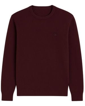 Calvin Klein Round-Neck Knitwear - Morado