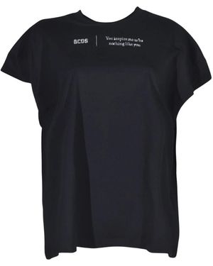 Gcds T-Shirts En Polo's Zwart