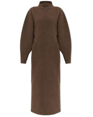 Max Mara Wool Dress Tenuta - Bruin