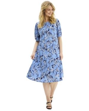 iN FRONT Midi Dresses - Blu